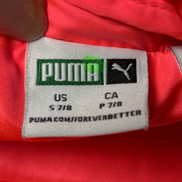Puma Pink Quilted Puffer Vest Girl’s Size Small (7/8) - Picture 6 of 7